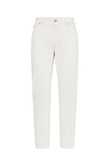Women's Off White Straight Leg Trousers