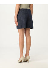 Women's Dark Blue Tailored Shorts