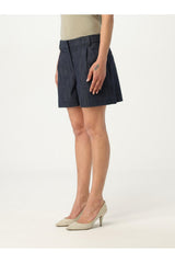 Women's Dark Blue Tailored Shorts