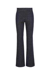 Brunello Cucinelli Women's Dark Blue Flared Trousers