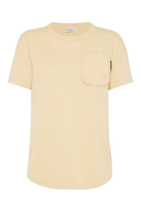 Women's Light Yellow Cotton Shirt