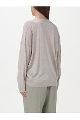 Brunello Cucinelli Women's Light Beige Wool Silk Shirt