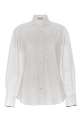 Women's White Tailored Cotton Shirt