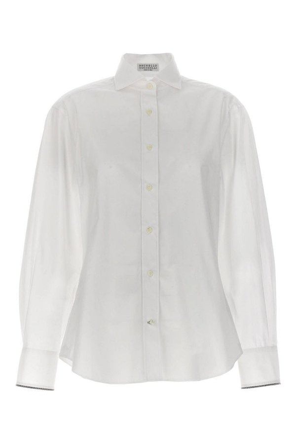 Women's White Tailored Cotton Shirt