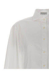 Women's White Tailored Cotton Shirt