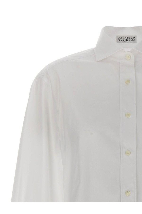 Women's White Tailored Cotton Shirt