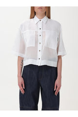 Women's White Oversized Cotton Shirt