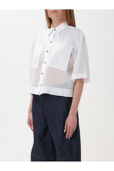 Women's White Oversized Cotton Shirt