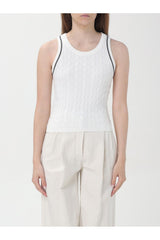 Women's White Cable Knit Sweater