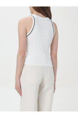 Women's White Cable Knit Sweater