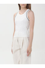 Women's White Cable Knit Sweater