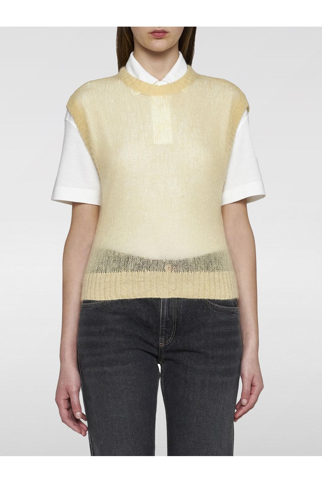 Women's Light Yellow Wool Sweater