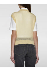 Women's Light Yellow Wool Sweater