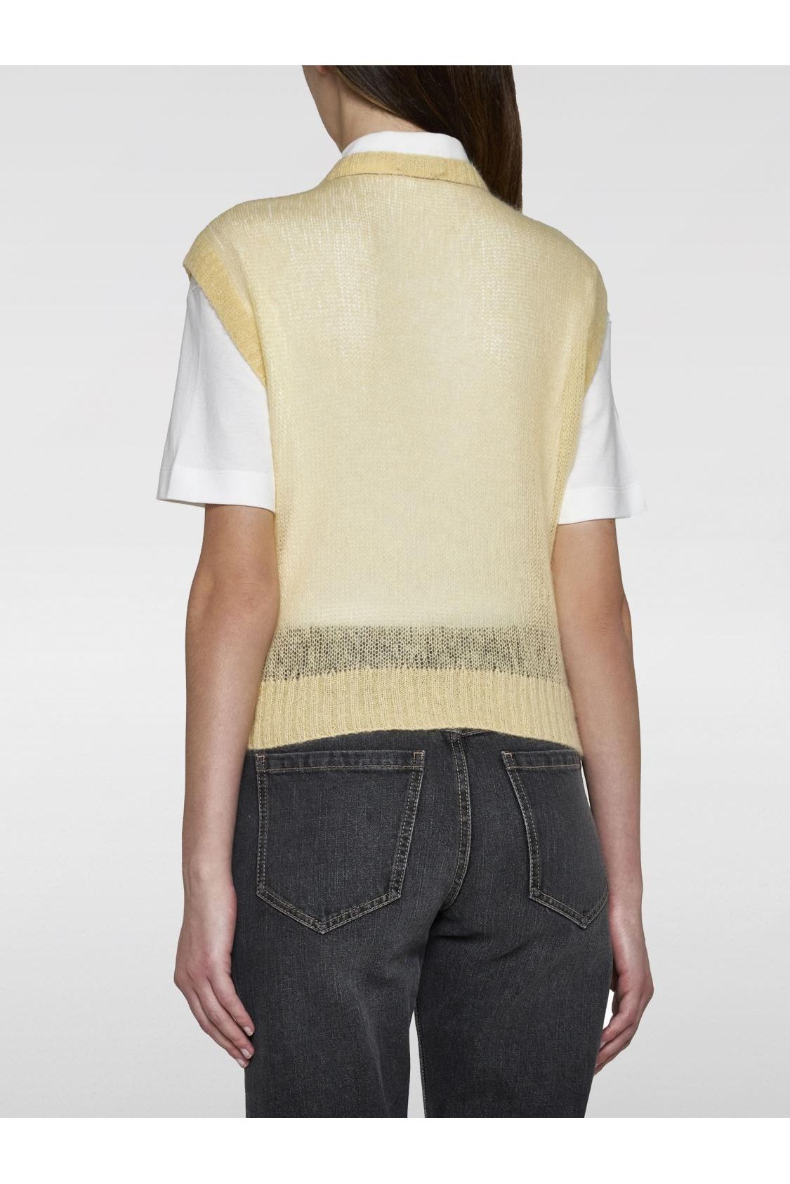 Women's Light Yellow Wool Sweater