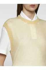 Women's Light Yellow Wool Sweater