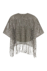 Women's Light Grey Linen Sweater