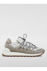 Women's Light Grey Leather Sneakers