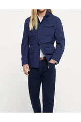 Men's Navy Casual Field Jacket