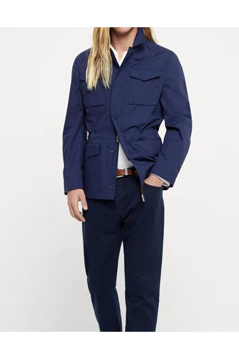 Men's Navy Casual Field Jacket