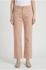 Women's Papaya Cotton Straight Leg Trousers