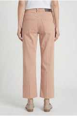 Women's Papaya Cotton Straight Leg Trousers