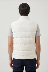 Brunello Cucinelli Men's Off White Quilted Jacket