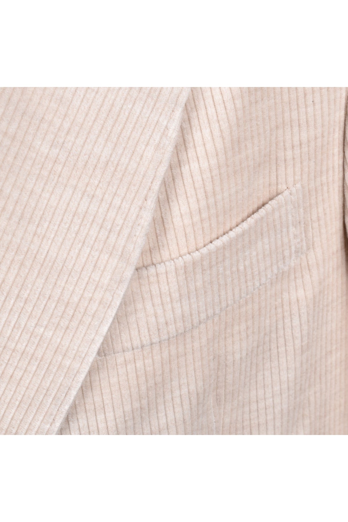Men's Beige Double Breasted Blazer
