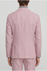 Men's Pink Linen Tailored Suit