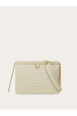 Ferragamo | Women's Off White Calf Leather Bag