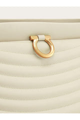 Ferragamo | Women's Off White Calf Leather Bag