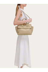 Ferragamo | Women's Beige Lamb Leather Bag