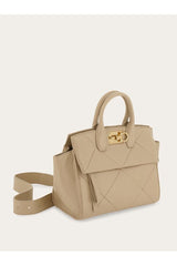 Ferragamo | Women's Beige Lamb Leather Bag