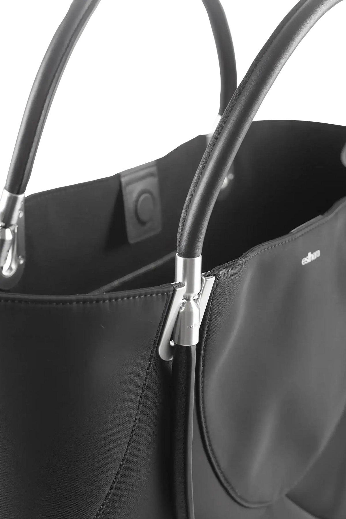 4pm Maxi Nylon Handbag Black