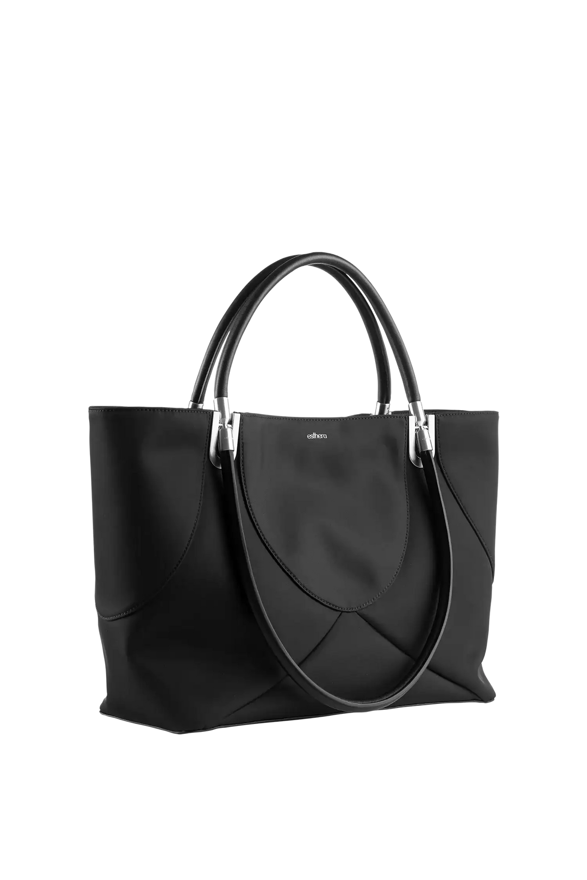 4pm Maxi Nylon Handbag Black