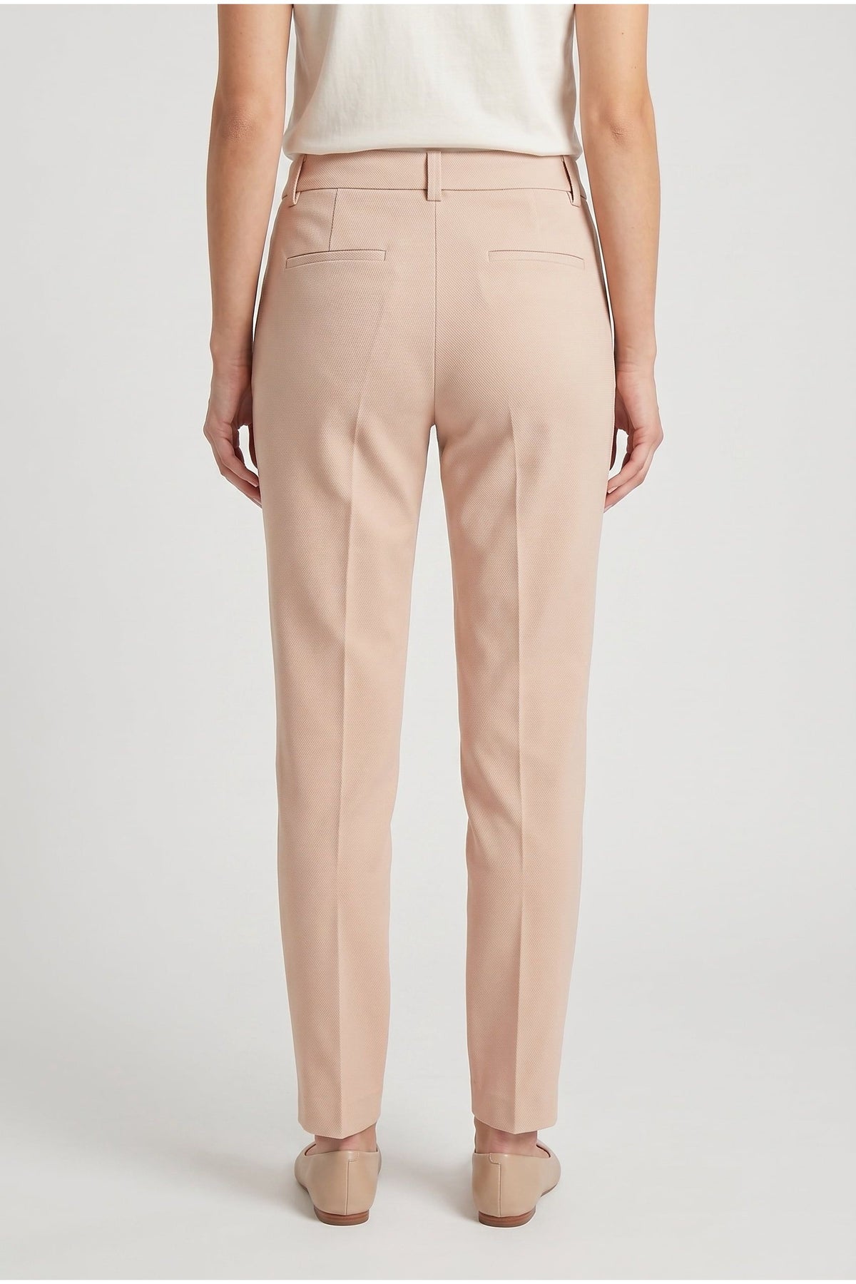 Women's Light Beige Tailored Trousers