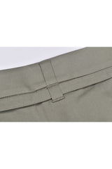 Women's Light Green Tailored Trousers