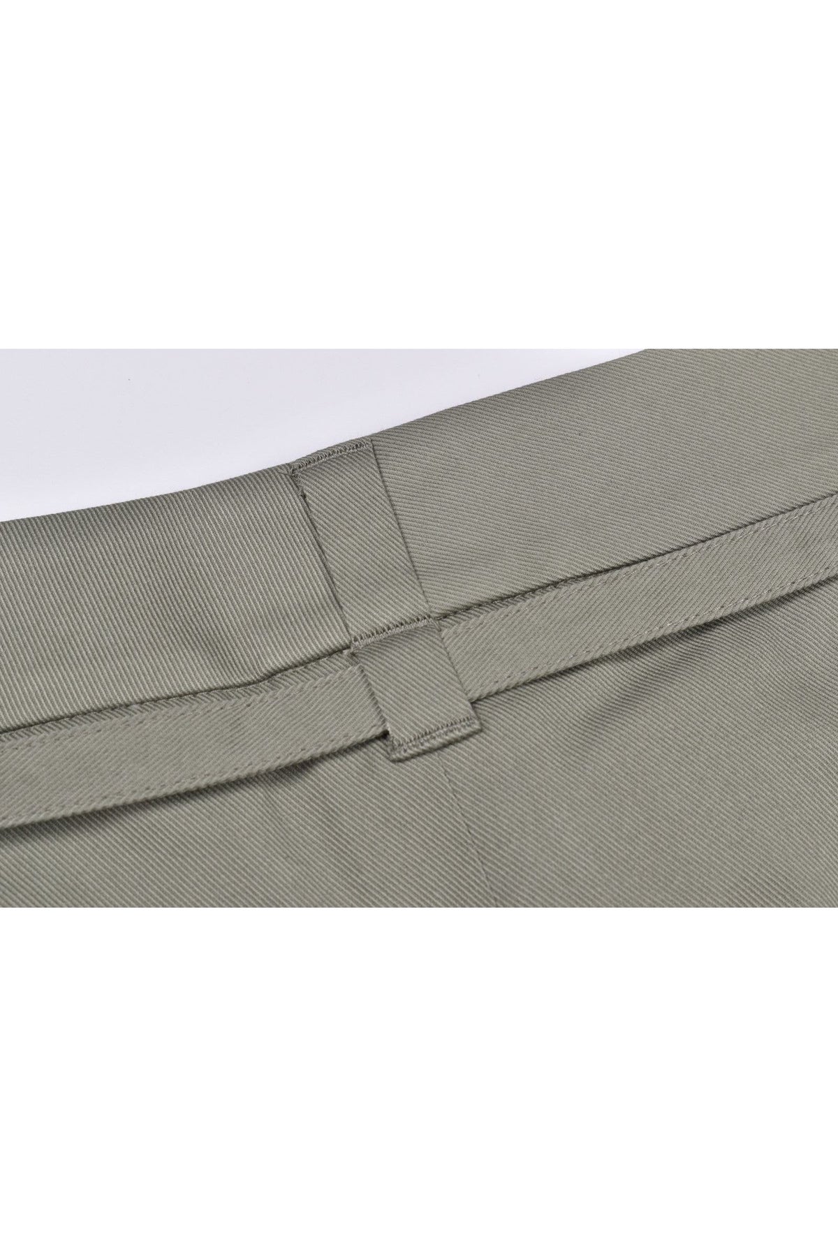 Women's Light Green Tailored Trousers