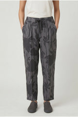Brunello Cucinelli Women's Grey Linen Relaxed Trousers