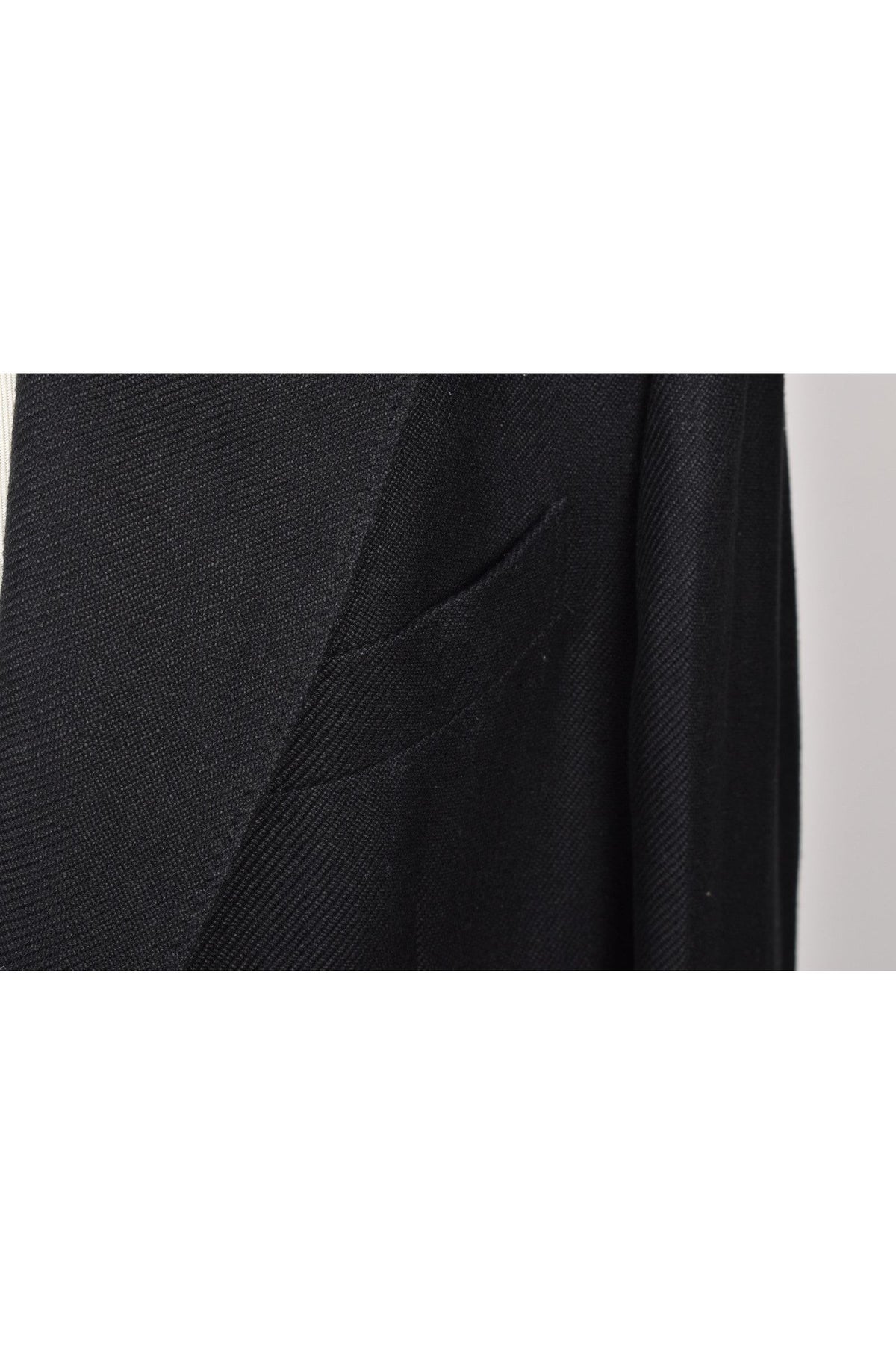Men's Black Wool Blend Tailored Blazer