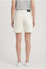 Women's Off White Relaxed Shorts