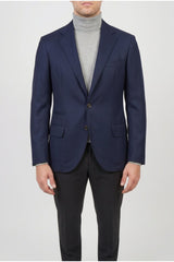 Brunello Cucinelli Men's Navy Cashmere Tailored Blazer
