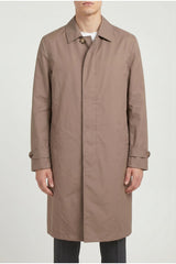 Men's Taupe Tailored Trench Coat