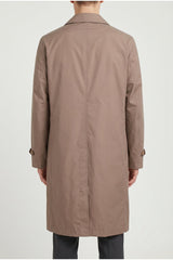 Men's Taupe Tailored Trench Coat