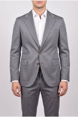 Brunello Cucinelli Men's Medium Grey Tailored Blazer