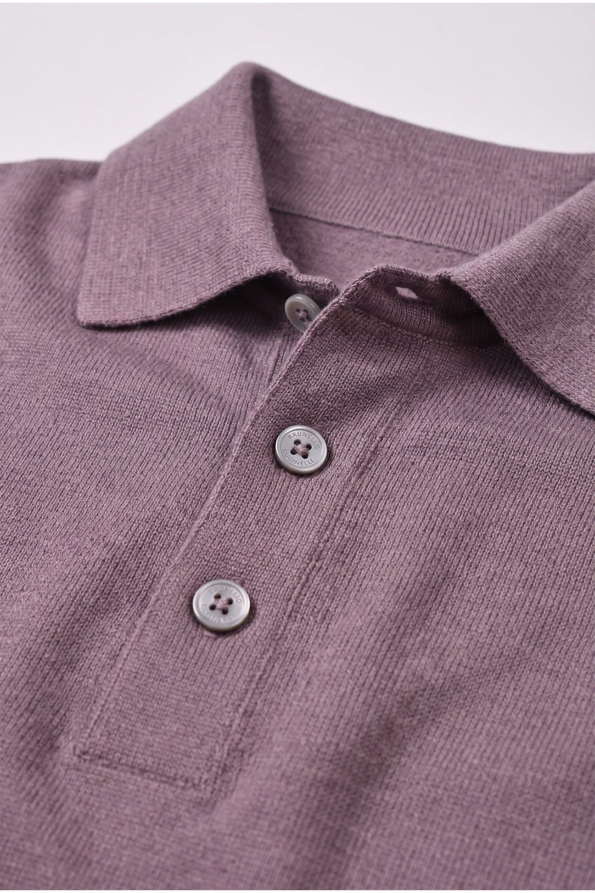 Men's Mauve Wool Silk Knit Sweater
