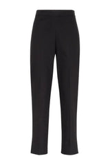 Brunello Cucinelli Women's Black Tailored Cotton Trousers