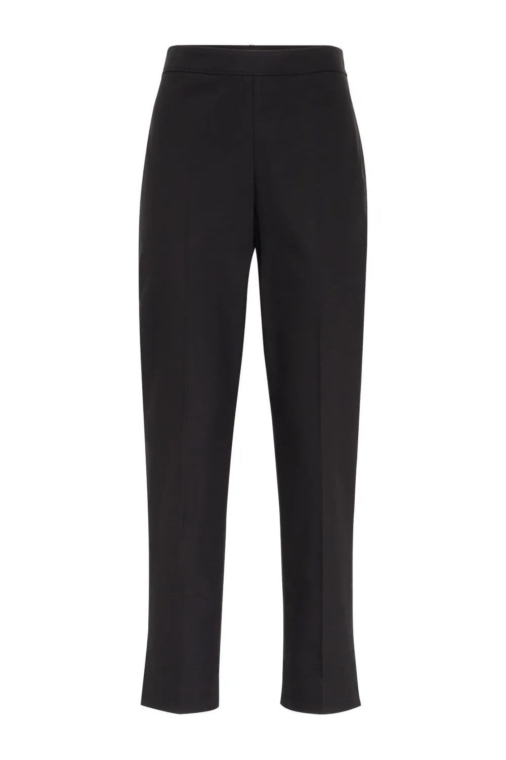 Brunello Cucinelli Women's Black Tailored Cotton Trousers