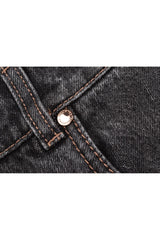 Women's Dark Grey Tapered Trousers