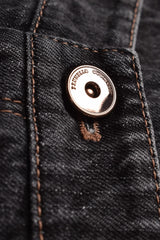 Women's Dark Grey Tapered Trousers
