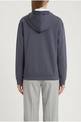 Women's Dark Blue Zip Hoodie